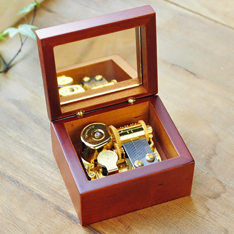 Ręcznie robione drewniane pozytywki na boże narodzenie, urodziny, niestandardowe rzeźbione pozytywka, pozytywka rzemiosło dekoracyjne dekoracje