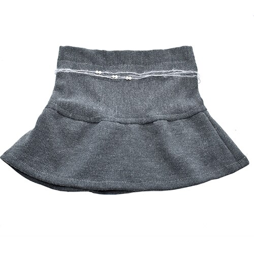 -né à volants upcyed jupe et Mohair Tiebacks ensemble bébé photographie accessoire: Gris