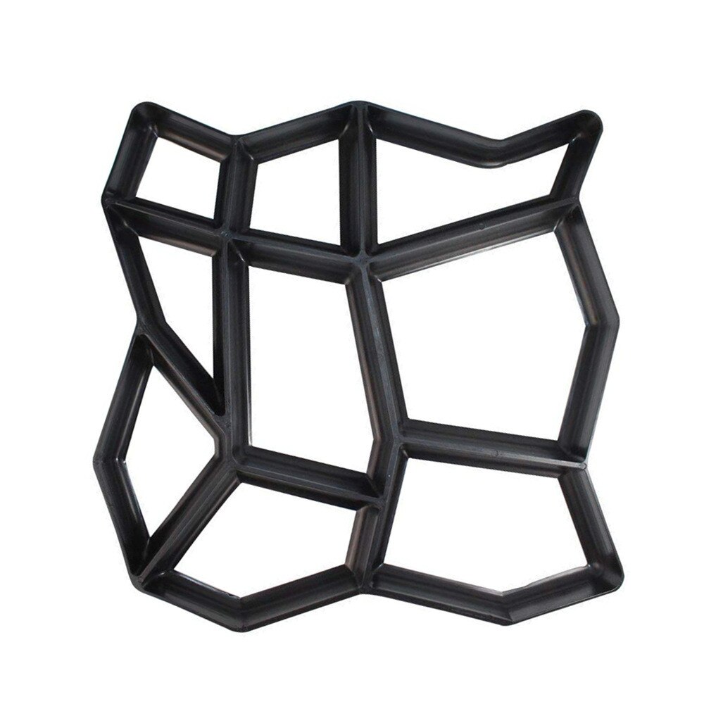 Concrete Molds Garden Floor DIY Paving Mould Home Garden Path Maker Manually Cement Brick Stepping Driveway Stone Road Mold Tool: A