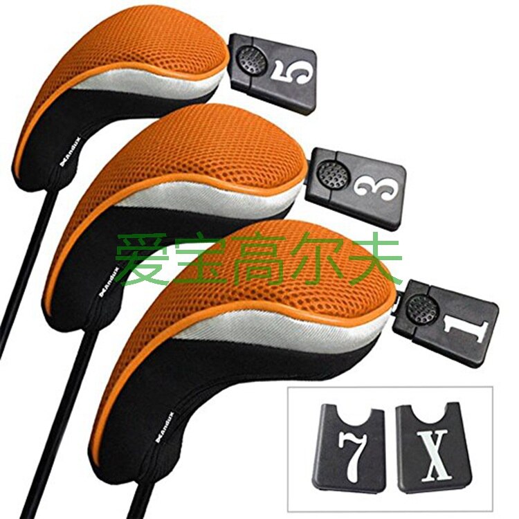 3Pcs/Set Club Heads Cover Soft Wood Golf Club Driver Headcovers Professinal Golf Head Covers Protect Set 5 Colors