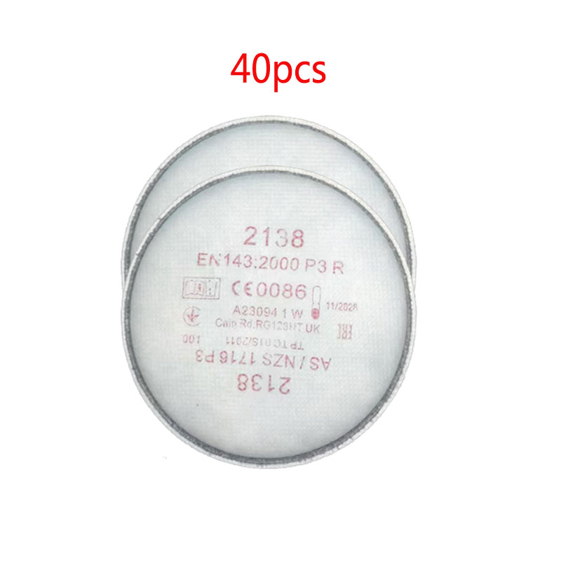 2138 Filtro de partículas P3 R con nivel de consumo para máscara antipolvo respiradora serie 3m 6800 7502 6200: YELLOW