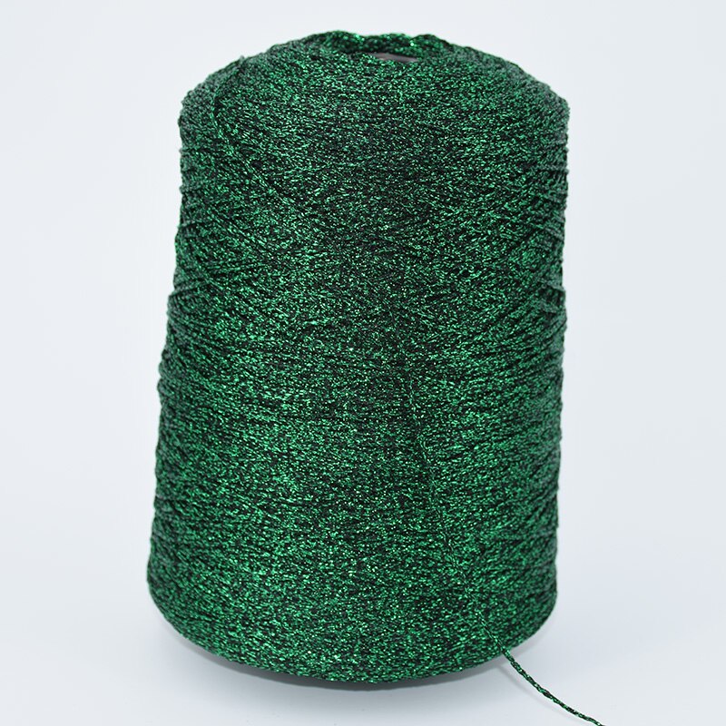 500g hæklet garn til hækling håndstrikketråd metalliseret garn nål gør-det-selv håndlavet tilbehør vævet hattetaske: 03