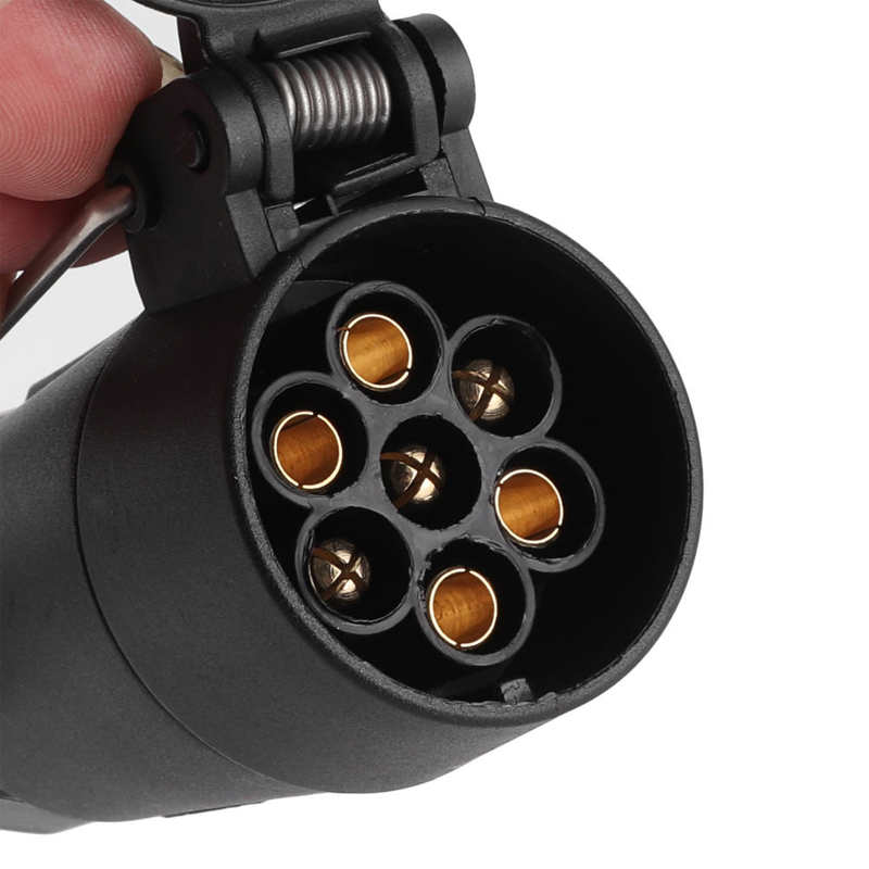 Towing Trailer tow hook Trailer Connector Light Converter USA 4 Pin to EUR 7 Pin Adapter Stop/Brake Signal Separating trailer