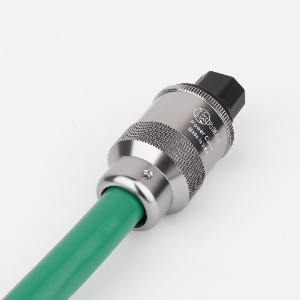 1PCS HIFI Power Cord Cable Plug US/UK/EU/AU standard Power cable Connector Krell pure copper IEC Female connector