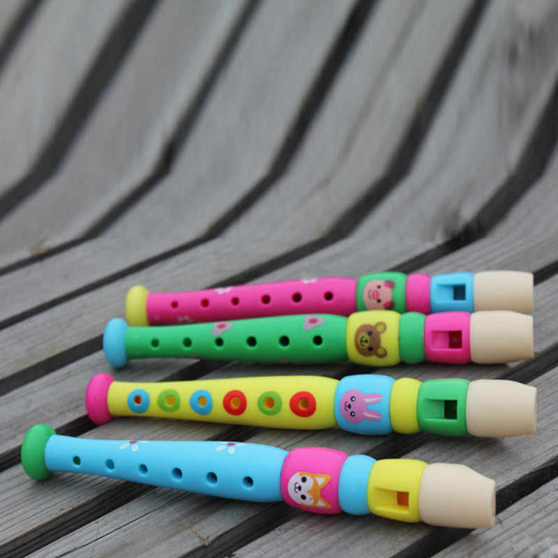 Kid piccolo fløjte plast musikinstrument børn tidlig uddannelse legetøj thj 99: Default Title
