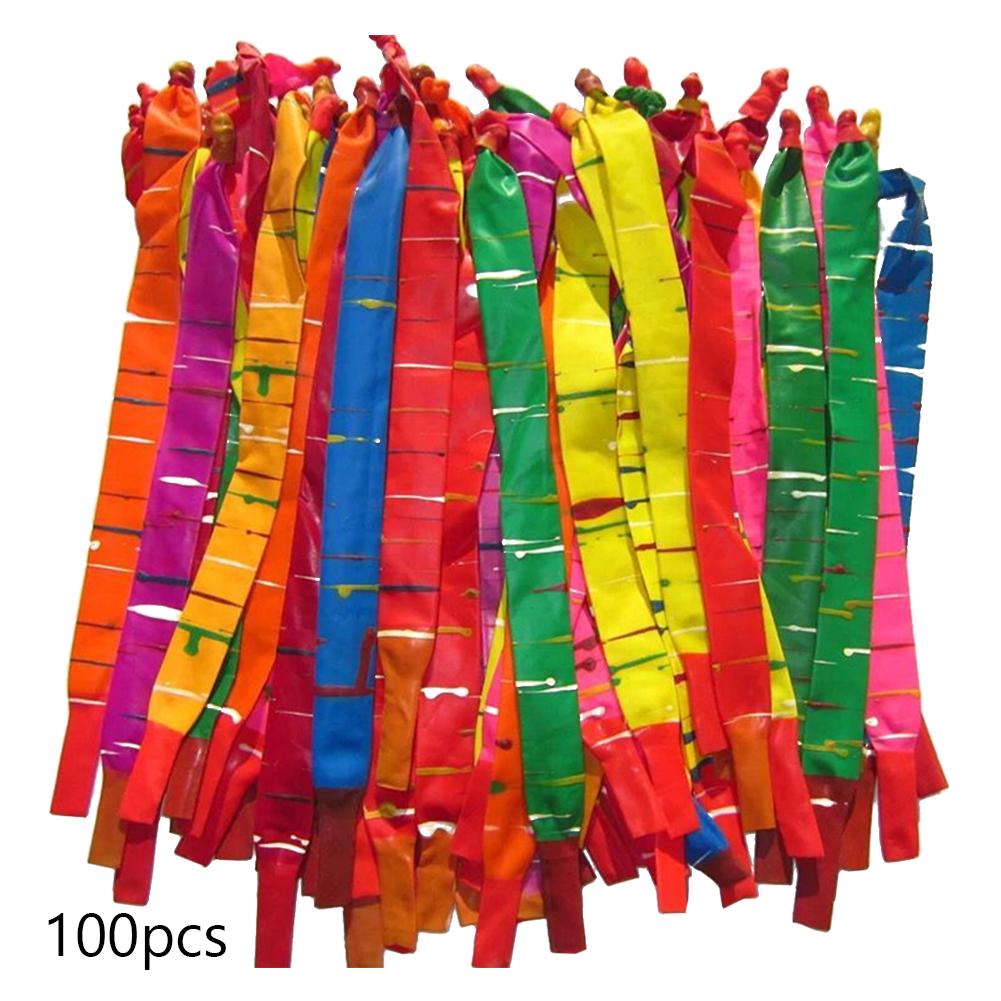 100PCS Long Rocket Balloons Inflatable Flying Rocket Balloons Children Birthday Party Decoration Latex Balloon Classic Toys
