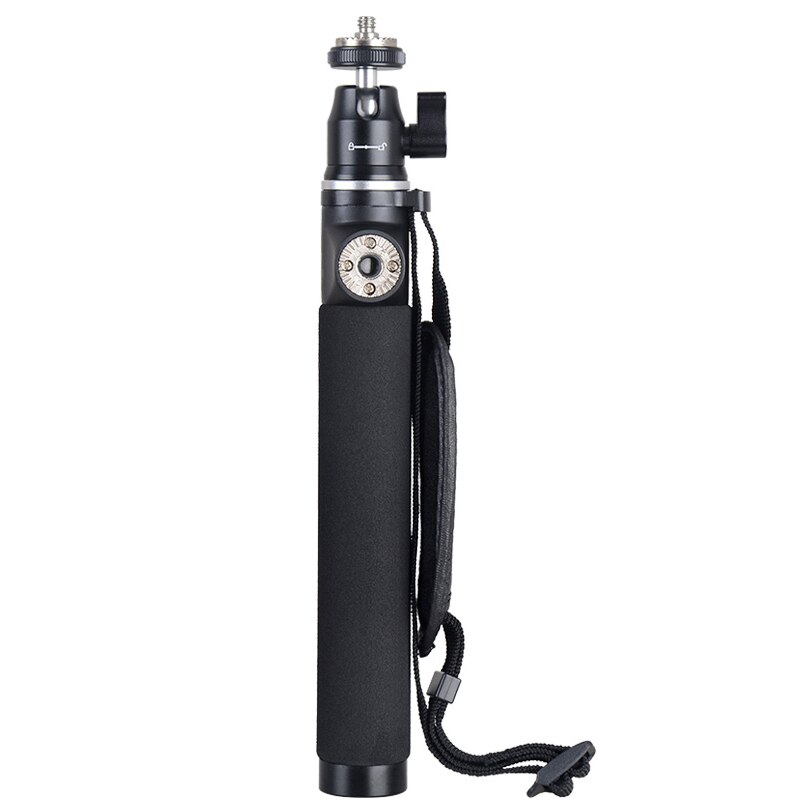 Varilla de extensión para DJI OSMO Plus y Osmo, palo de extensión escalable, accesorios de cardán de mano móvil: Black