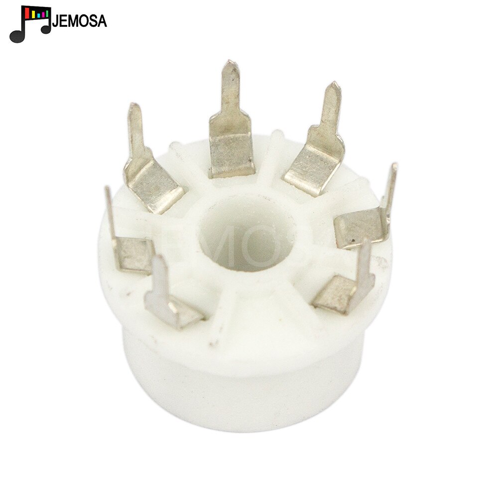 10 pçs cerâmica tubo de vácuo soquete 7 pinos base da válvula GZC7-1B-Y para b & w imagem tubo 6j1 6j2 6j3 6x4 6z4 6h2 tubo de vácuo amplificador