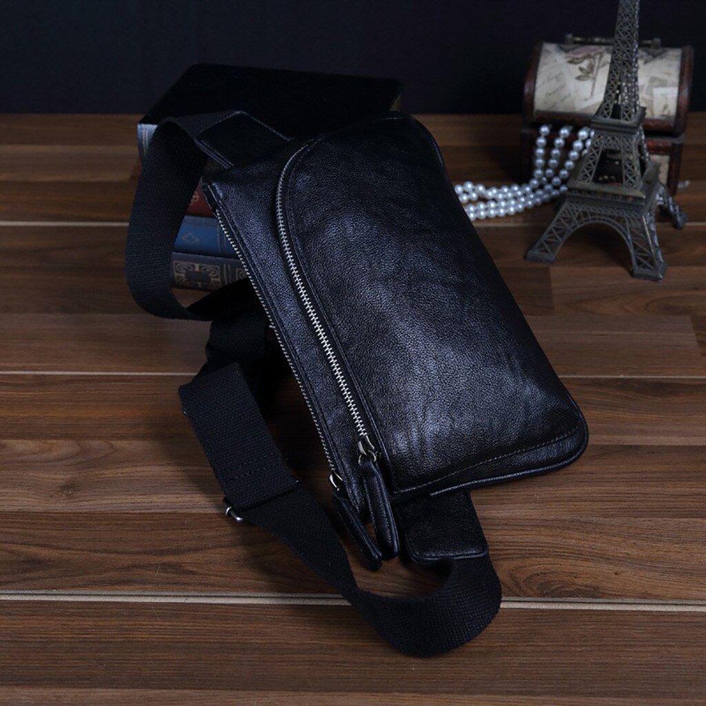 Zomer Casual Tas Mannen Kleine Wilde Messenger Bag Mode Een Schouder Plaid Mini Multifunctionele Borst Zakken