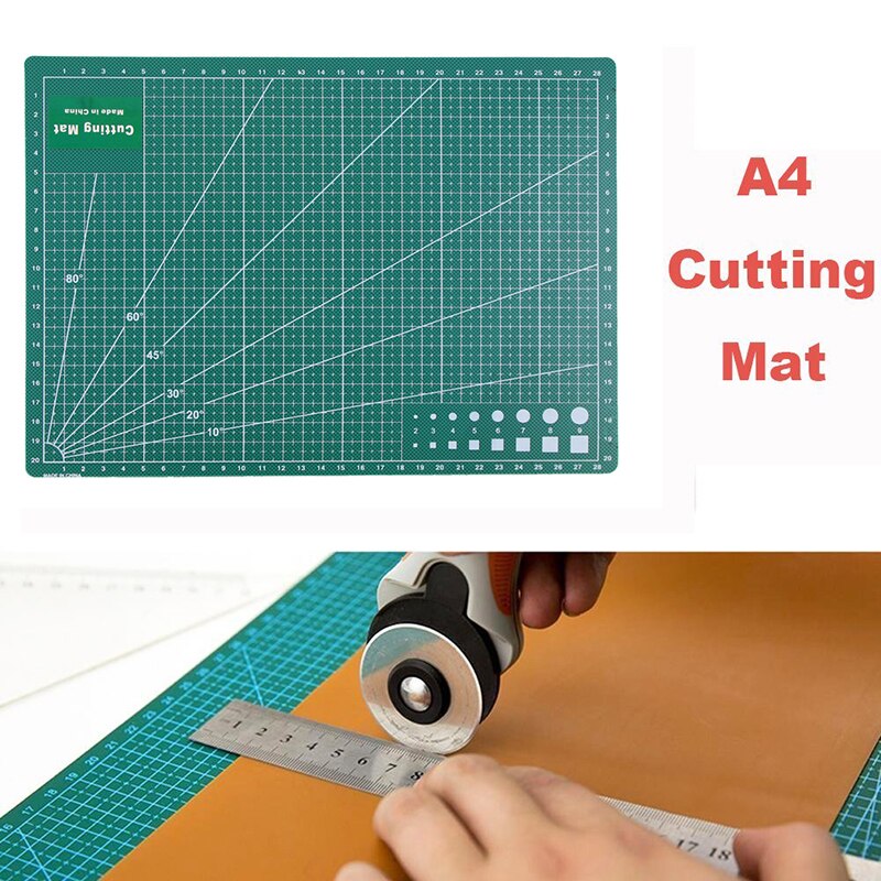 -PVC Cutting Mat A4 Durable Self-Healing Cut Pad Patchwork Tools Handmade 30 *20CM DOUBLE SIDED