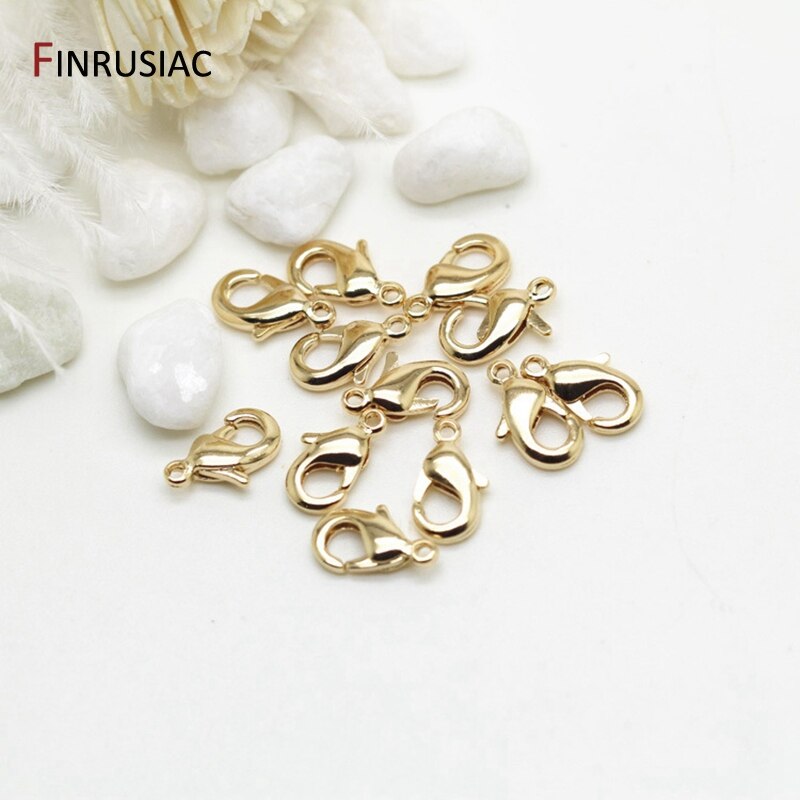 14K Vergulde Karabijn/Lente Sluitingen Voor Sieraden Maken Diy Craft
