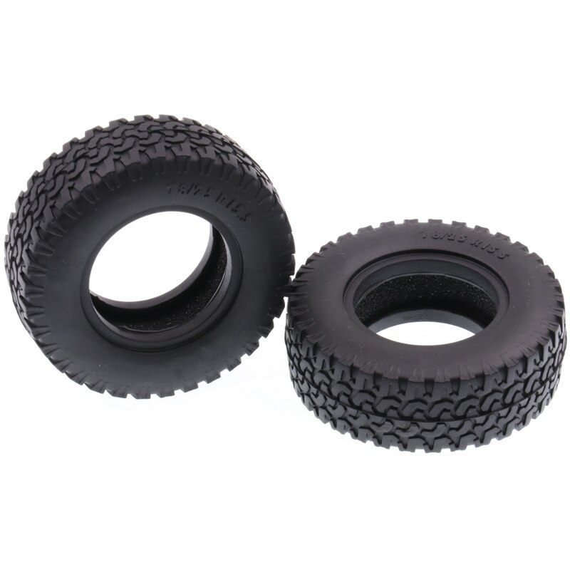 Pneus en caoutchouc pour voiture télécommandée, 1.55 pouces, 4 pièces, pour 1/14 Rm8 Baja RC