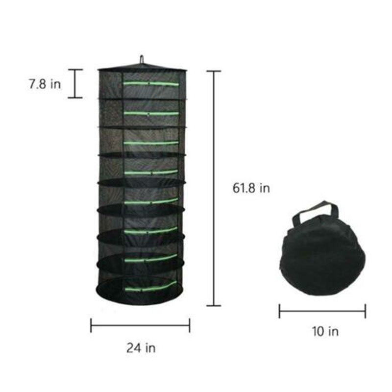 Rits Droge Netto Mand Drogen Planten Bloem Kruiden Tuin Outdoor Droger Opknoping multi-purpose