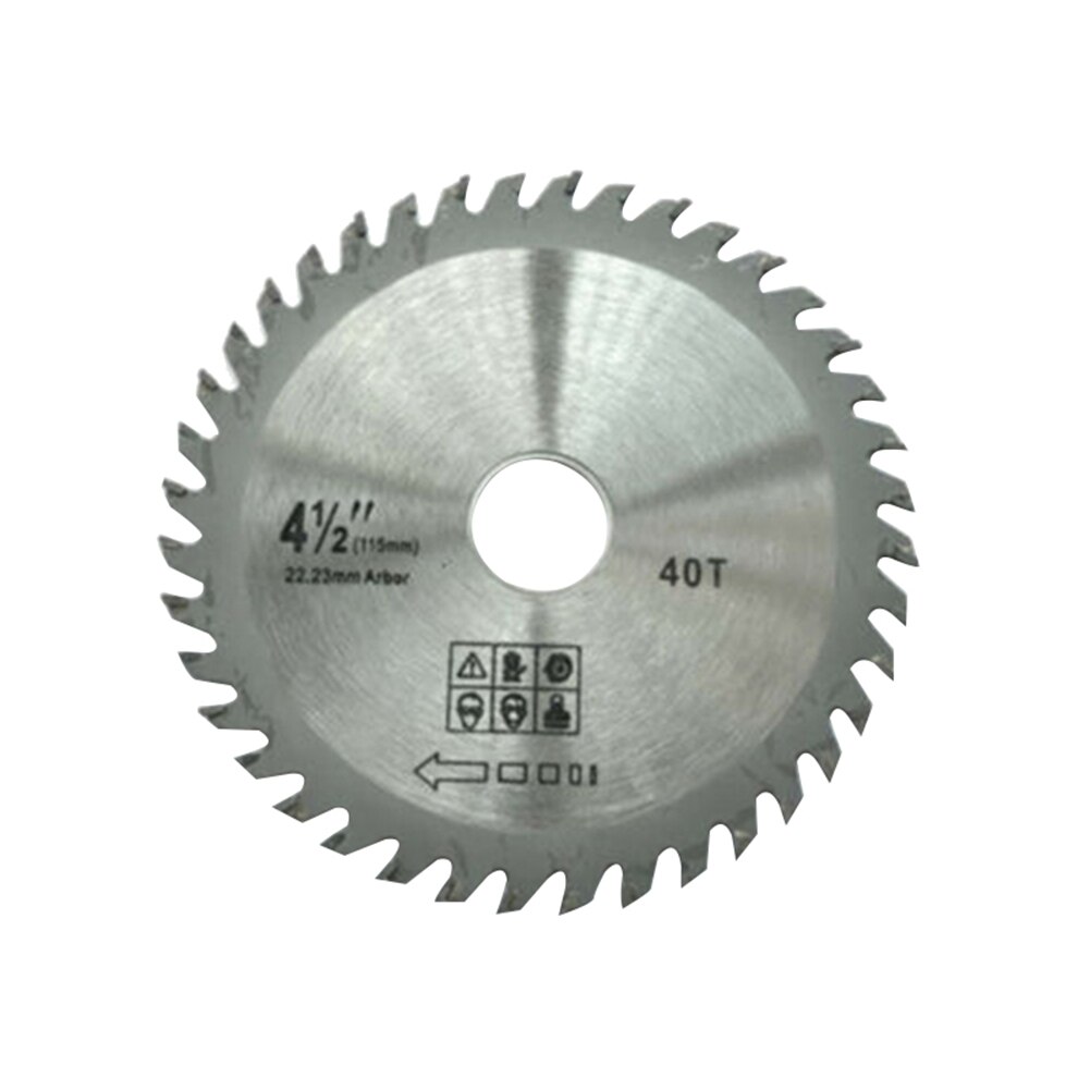 4.5 inch 40T Metal Circular Saw Blade Disc Woodworking Rotary Cutting Grinder: Default Title