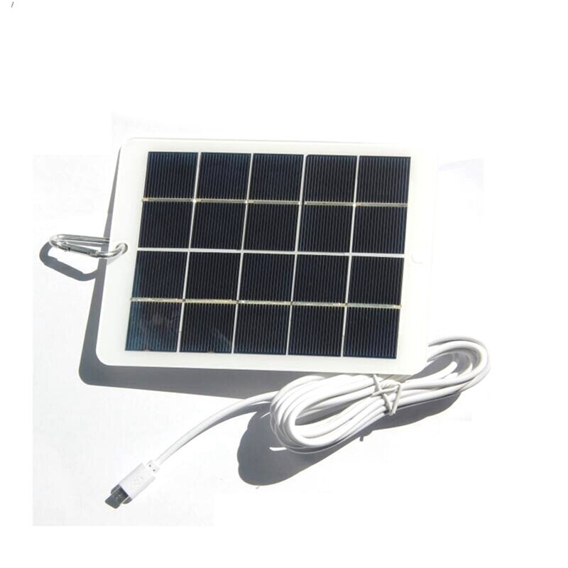 3W 5V Solar Charging Board USB Polysilicon Solar Battery Outdoor Camera Security Monitoring Solar Panel Phone Charger