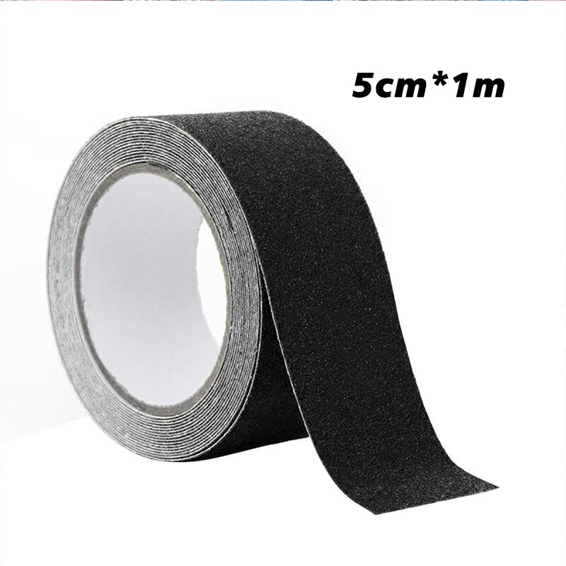 5m liukastumista estävää teippiä ulkona liukuestenauhat suihkulattian tarrat liukupitoon hankaava liima portaat turvaaskelma: 5cm x 1m