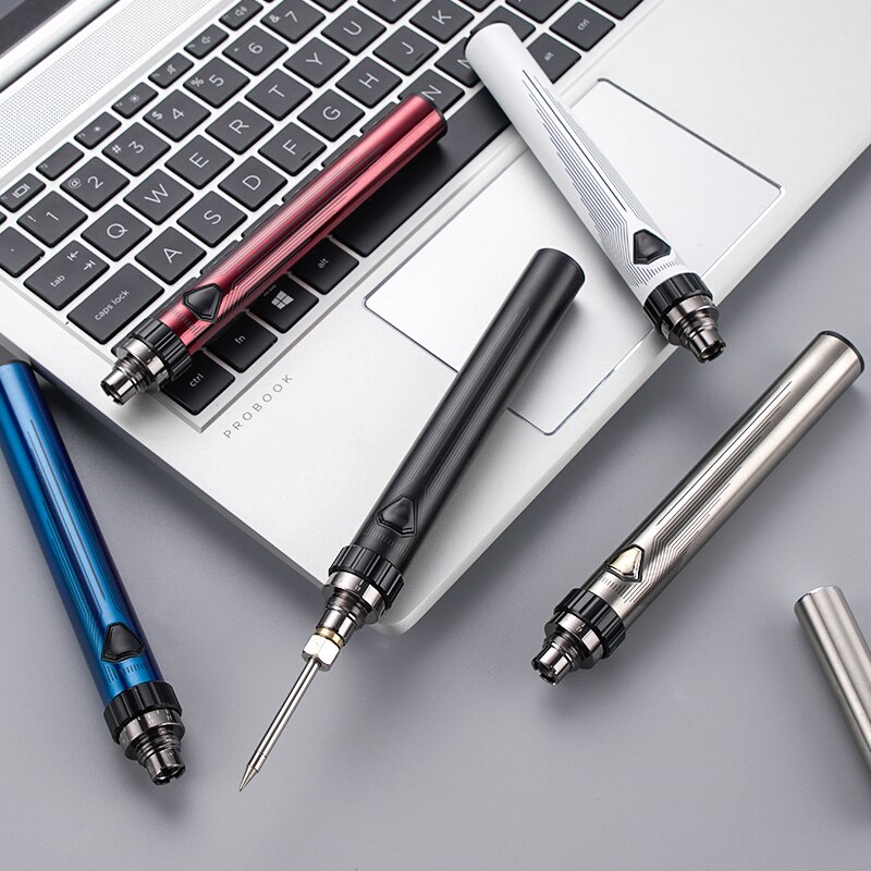 usb battery soldering iron 510 soldering iron 16-piece soldering iron kit storage box adjustable piezoelectric soldering iron