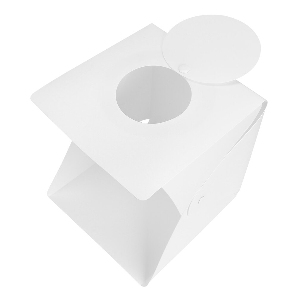 Mini Photo Studio Portable Foldable Table Top Shooting Light Tent with 72 LED USB Ring Light 4 Backdrops for Photography