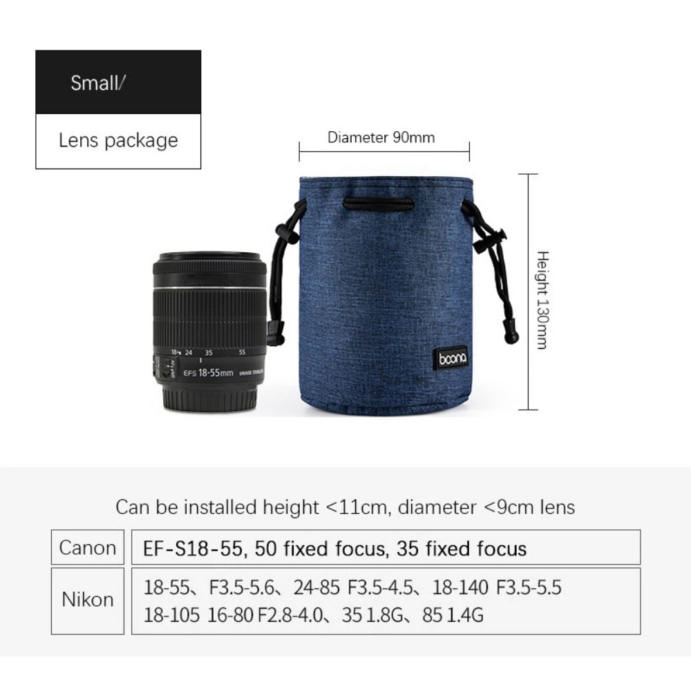Adjustable Strap Camera Storage Bag Inner Bag Dustproof DSLR Drawstring Bag Handbag Waterproof Photography Protective Bag