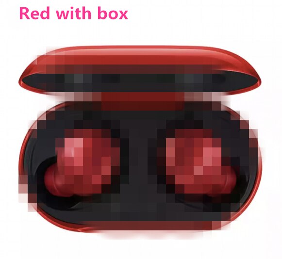 R175 Buds Plus Wireless Charging Bluetooth Earphone Stereo Touch Earbuds Waterproof Sports Headset With HD Mic For Smartphone: Red