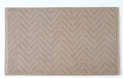 LYN&GY 100% Cotton Lxuray Geometric Plaid Hotel Bathroom Foot Towel Door Bathmat Machine Washable 45x75cmx380grams Bathroom mat: B