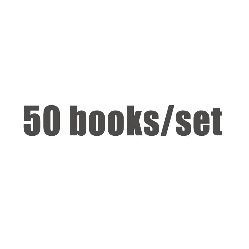 50 stk/sæt notesbog elev sød lektiebog skoleartikler kopibog journal notesbog til børn klasse 1-2 projektmappe