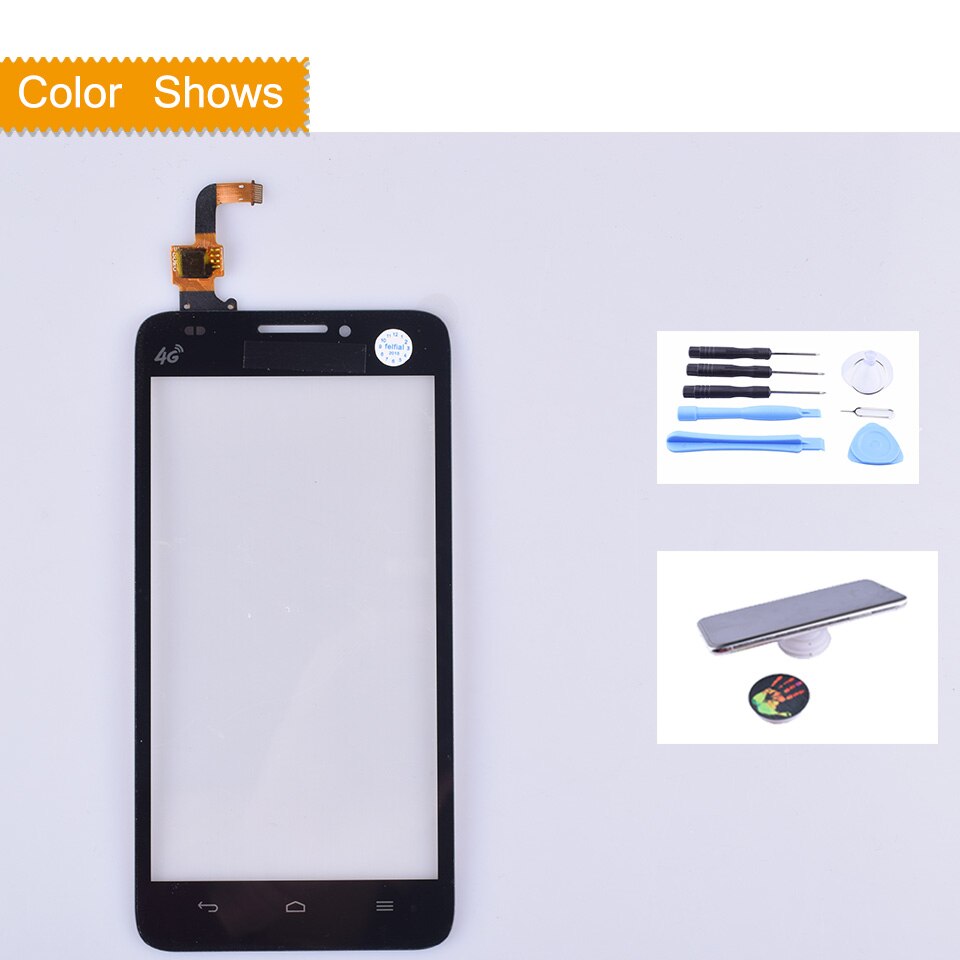 Para Huawei Ascend G620 G620-UL01 pantalla táctil del Sensor del Panel digitalizador G620S G620S-L01 G620S-02 G620S-L03 pantalla táctil de vidrio: G620 black with gift