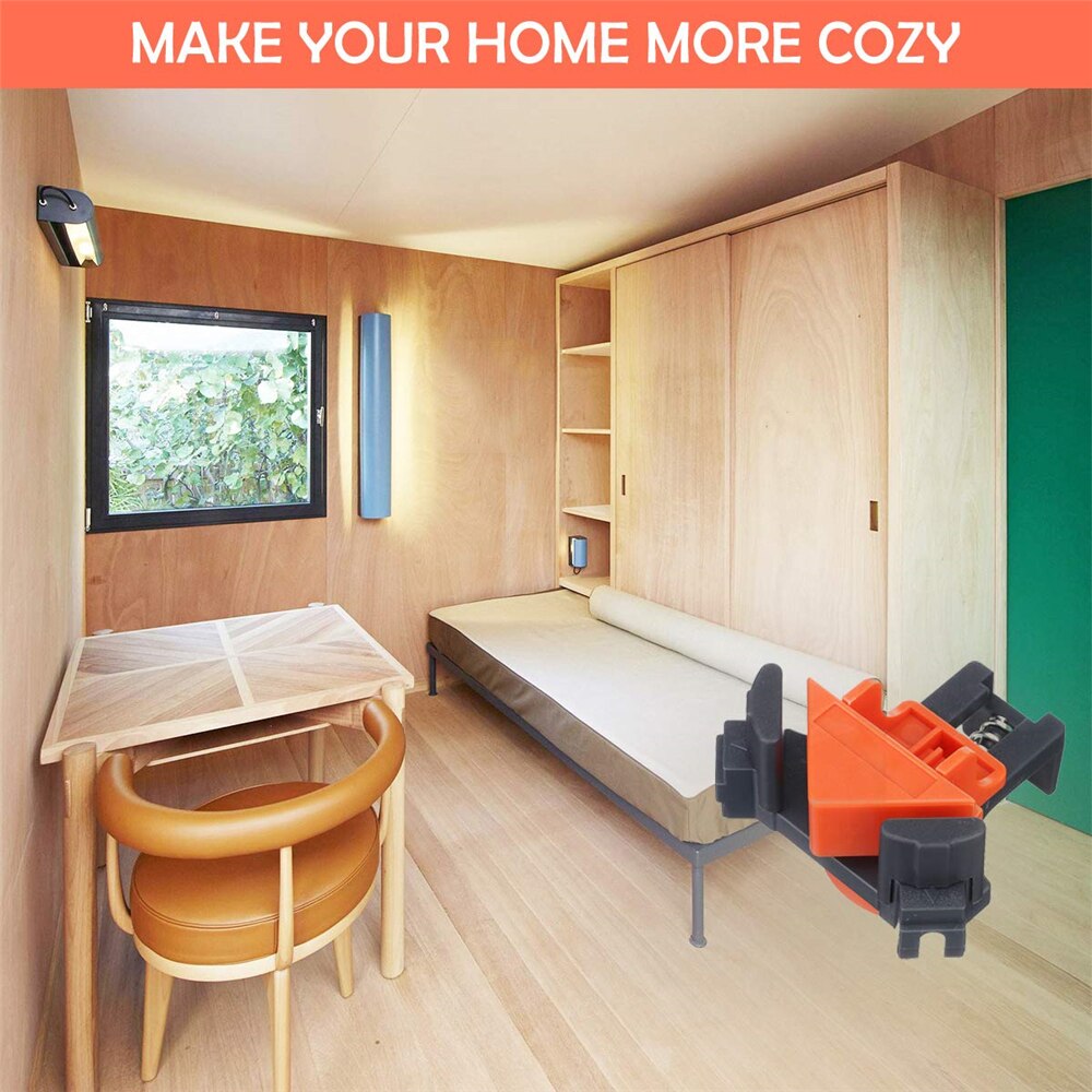 4 Pcs 90 Right Angle Clamp Corner Mate Woodworking Hand Tool Fixing Clips Picture Frame Corner Clip Pipe Angle Clamps Pipe Clamp