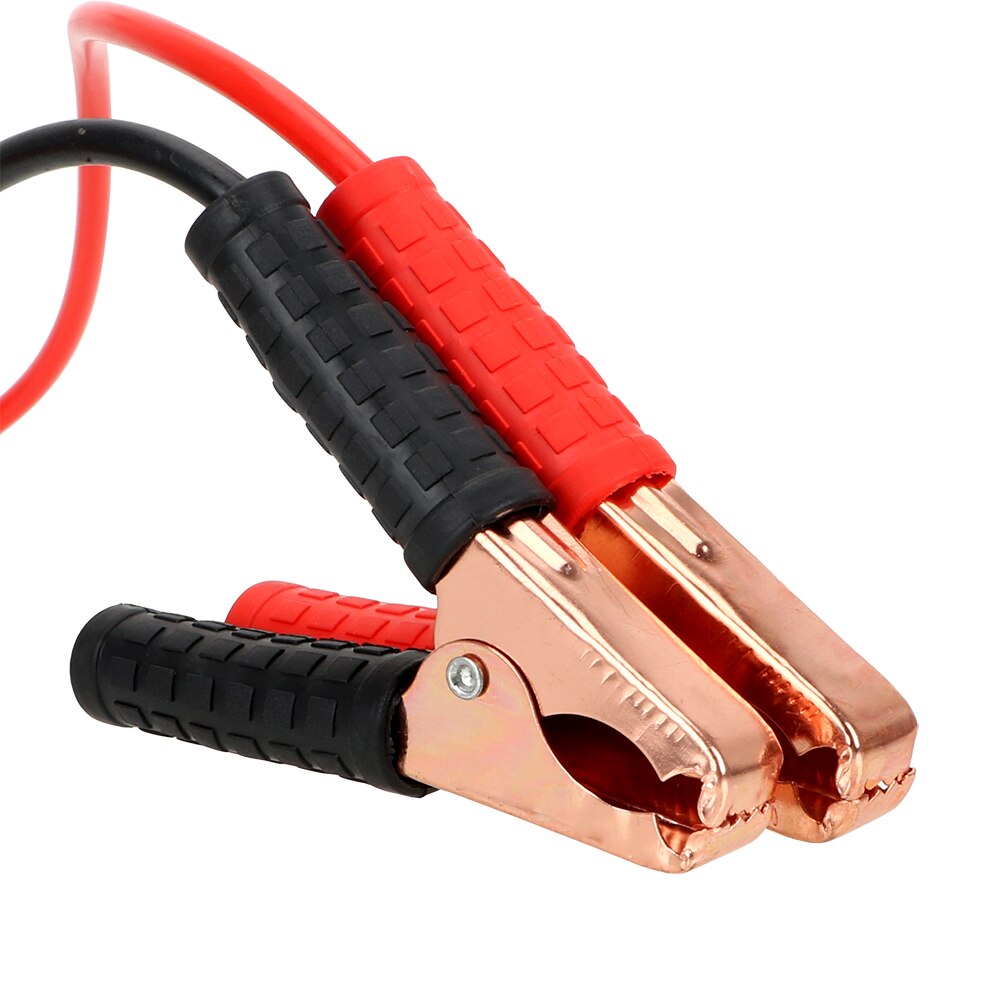 Bilbatteri jumper booster kabel bil batteri linje bil udskiftning nødbrand linje kobbertråd 2m 500a tændingslinje værktøj
