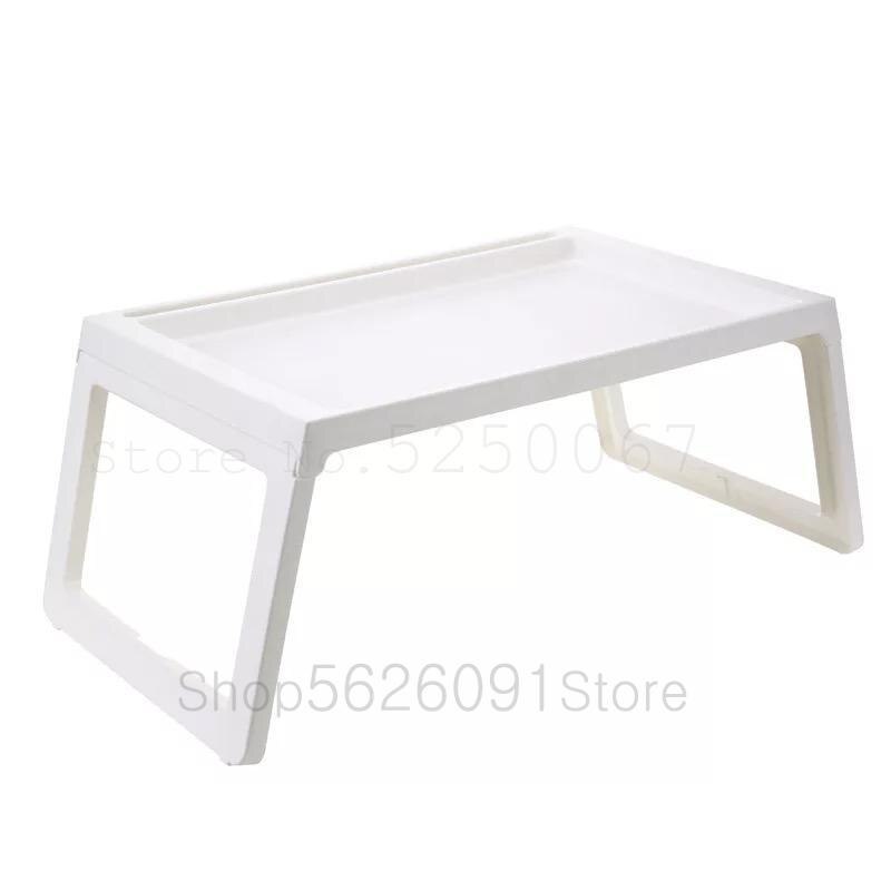 Dormitory Folding Computer Table Plastic Portable Writing Table Student Dormitory Laptop Table Bed: Model 1