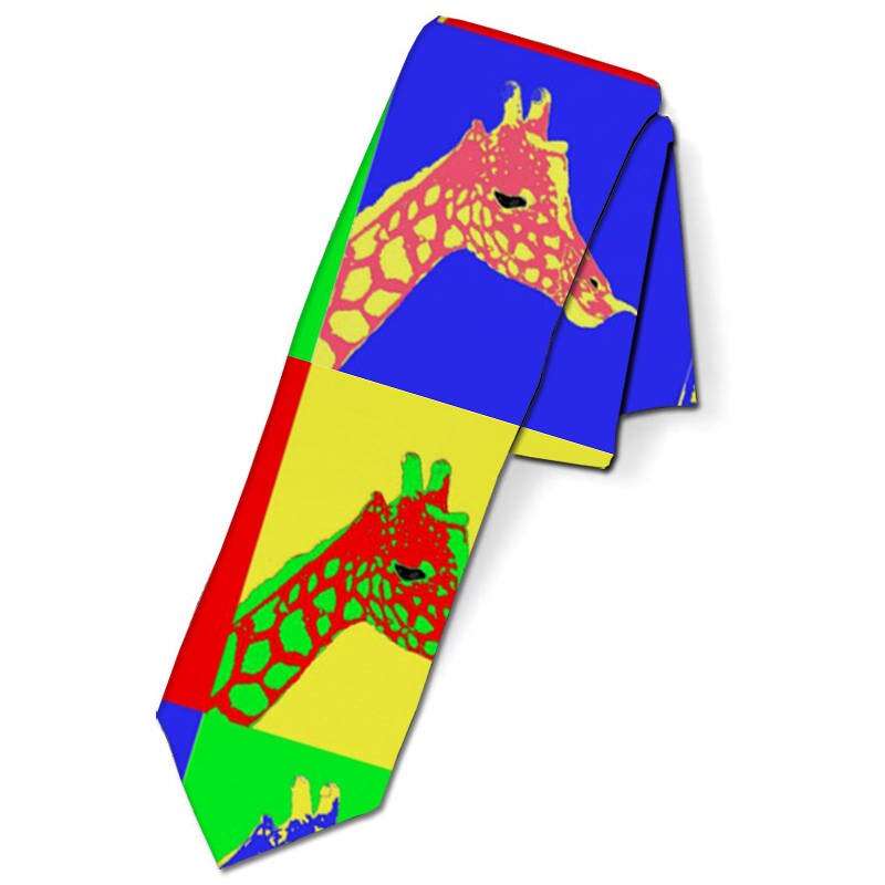Mathematical Symbols Skeleton Printing Men&#39;s Ties Funny Slim 8cm Slim High Nylon Ties Party Dinner Men&#39;s Ties