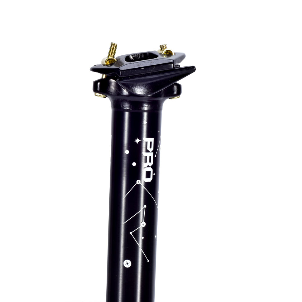 Tige de selle de vélo vtt arc-en-ciel, colorée CNC, Tube de siège DH XC AM, 27.2/30.8/31.6mm x 380mm