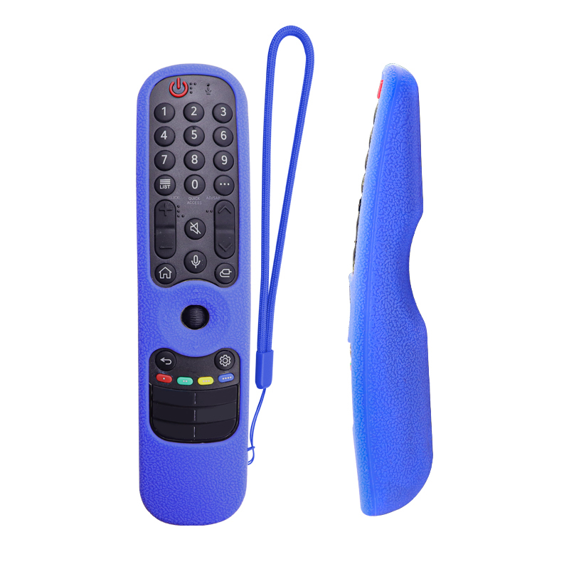 Pasuje do pilota LG Magic Remote 2021/22/23/24 Antypoślizgowy silikonowy futerał ochronny Pasuje do LG MR21/22/23GA: Głęboki niebieski