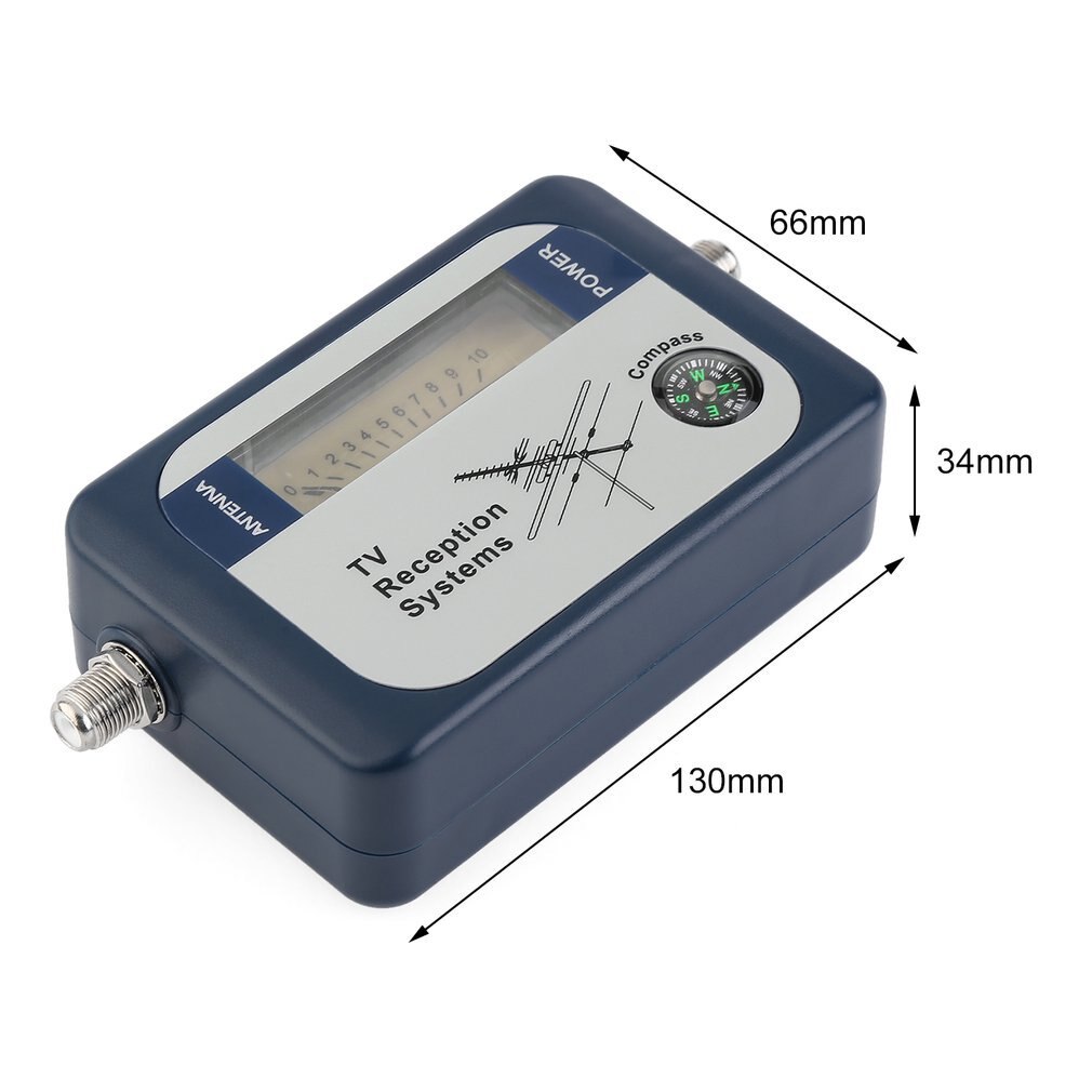 Satellit Finder Digital Aerial Terrestrial TV Antenna Signal Power Strength Meter Pointer TV Reception With Compass