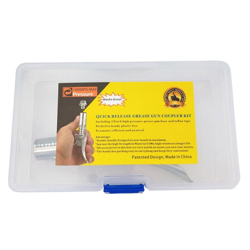 Quick Release Vet Grip Boter Machine Slang Kit Lock Vet Koppeling 1/8 "Npt