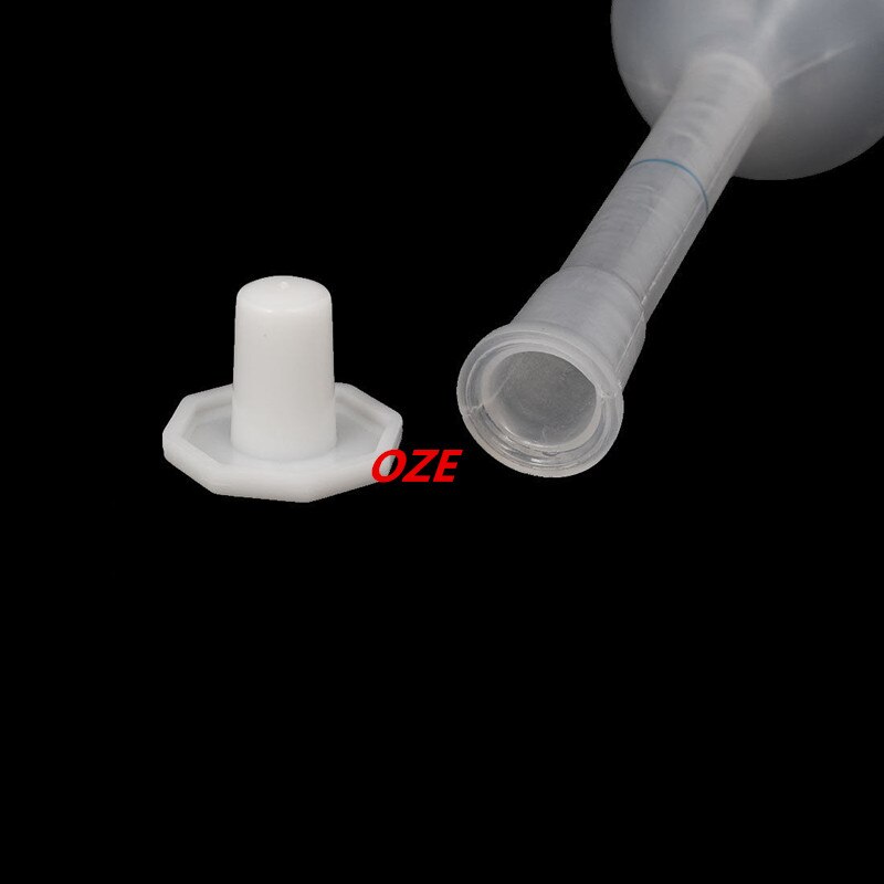 2PCS 50ml Long Neck Plastic Volumetric Measuring Flask Heatproof For Laboratory