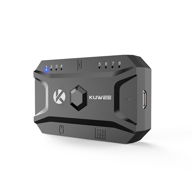 Convertidor USB para teclado y ratón, dispositivo con Bluetooth 5,0, de cable a adaptador inalámbrico, compatible con 8 dispositivos para tableta, ordenador portátil, PC, móvil, Hub USB: Default Title