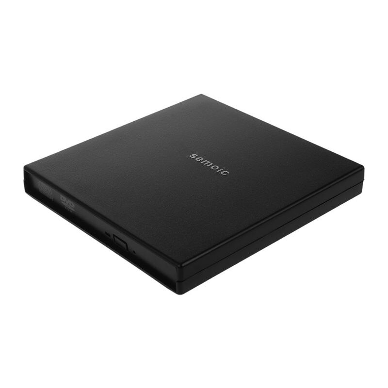 Semoisk bärbar dator usb till ide cd dvd rw rom externt fodral hölje