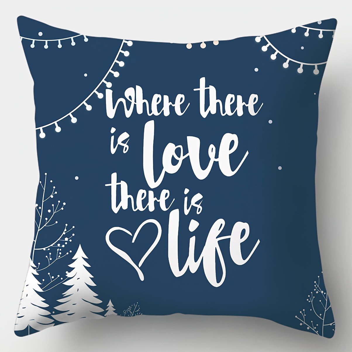 Fodera per cuscino moderna con chiusura a cerniera Fodera per cuscino stampata decorativa per divano da soggiorno in poliestere intrecciato a mano: S / Oliva