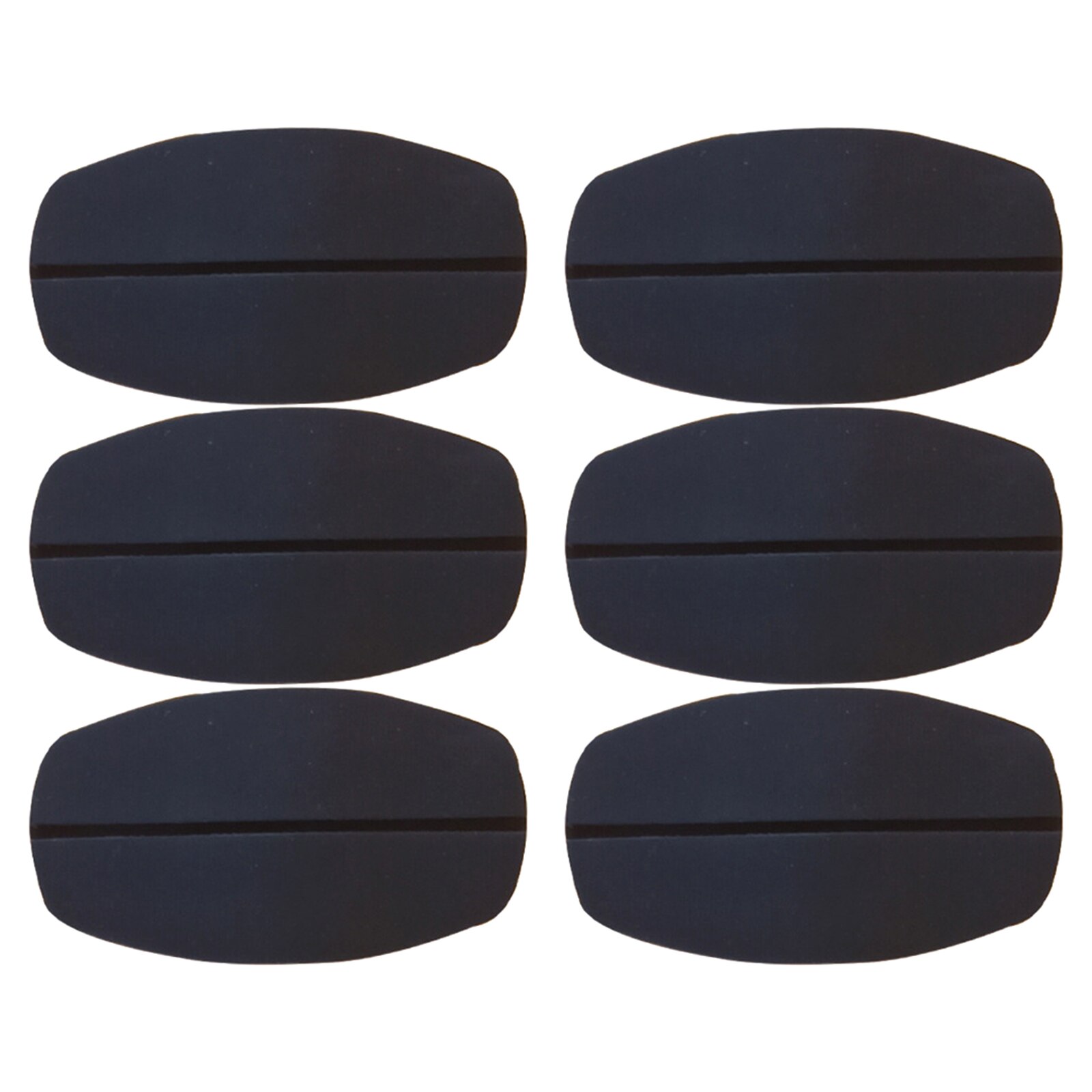 6x Silicone Bra Strap Kussens Holder Comfortabele Wasbare Herbruikbare Vrouwen Non-Slip Schouder Protectors Buigzaam Pijnbestrijding: Black General