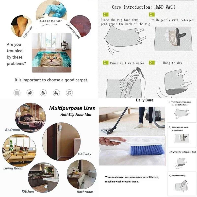 Film Scarface Vloermat Goedkoper Anti-Slip Moderne Woonkamer Balkon Bedrukt Modern Interieur Flanellen Mat