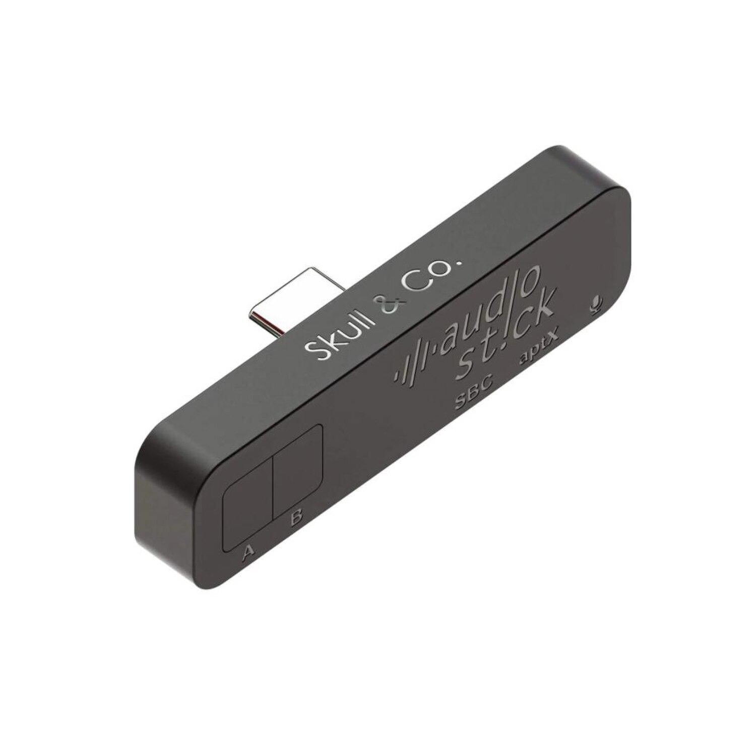 Skull &amp; Co. AudioStick Bluetooth 5.0 Compatible Wireless Audio Transmitter APTX LL Adapter for PS5 PS4 Nintendo Switch Gaming