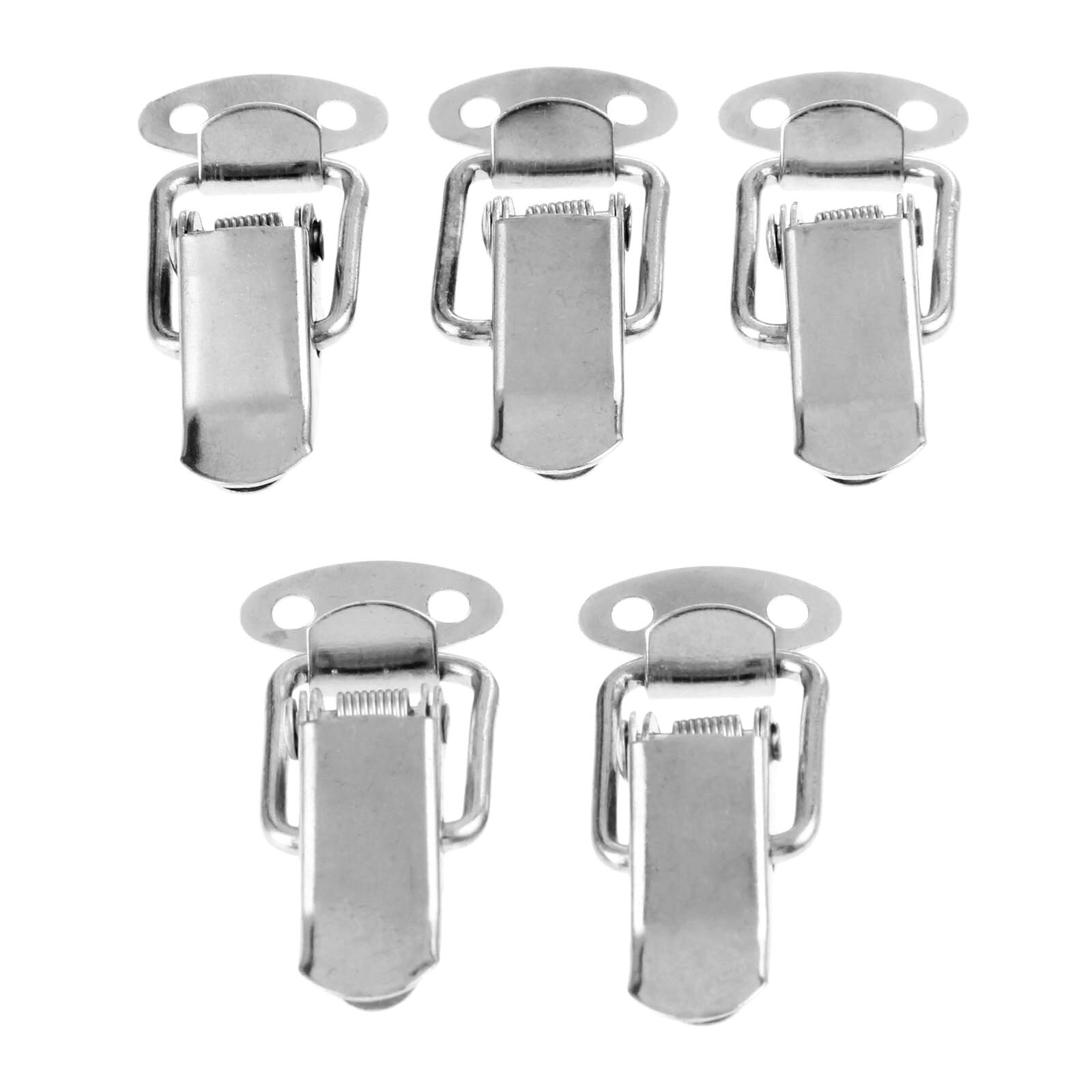 5Pcs Hardware Spring Loaded Latch Catch Toggle Hasp For Sliding Door Simple Window Cabinet 43*21mm
