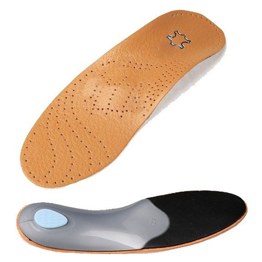 Unisex ortopædi sko indlægssåler flad fod høj bue støtte 2.8-3cm ortopædisk pude pude til korrektion ox ben sundhedspleje