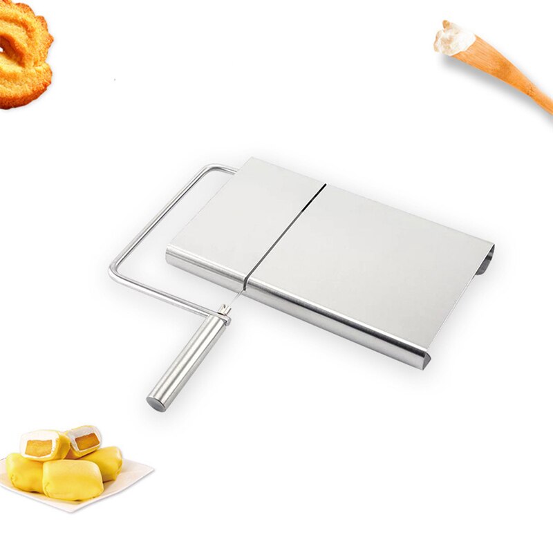 3 Pcs Rvs Draad Kaas Slicer Cutter Butter Snijden Serveren Board Voor Harde Kaas Worst Groente X2
