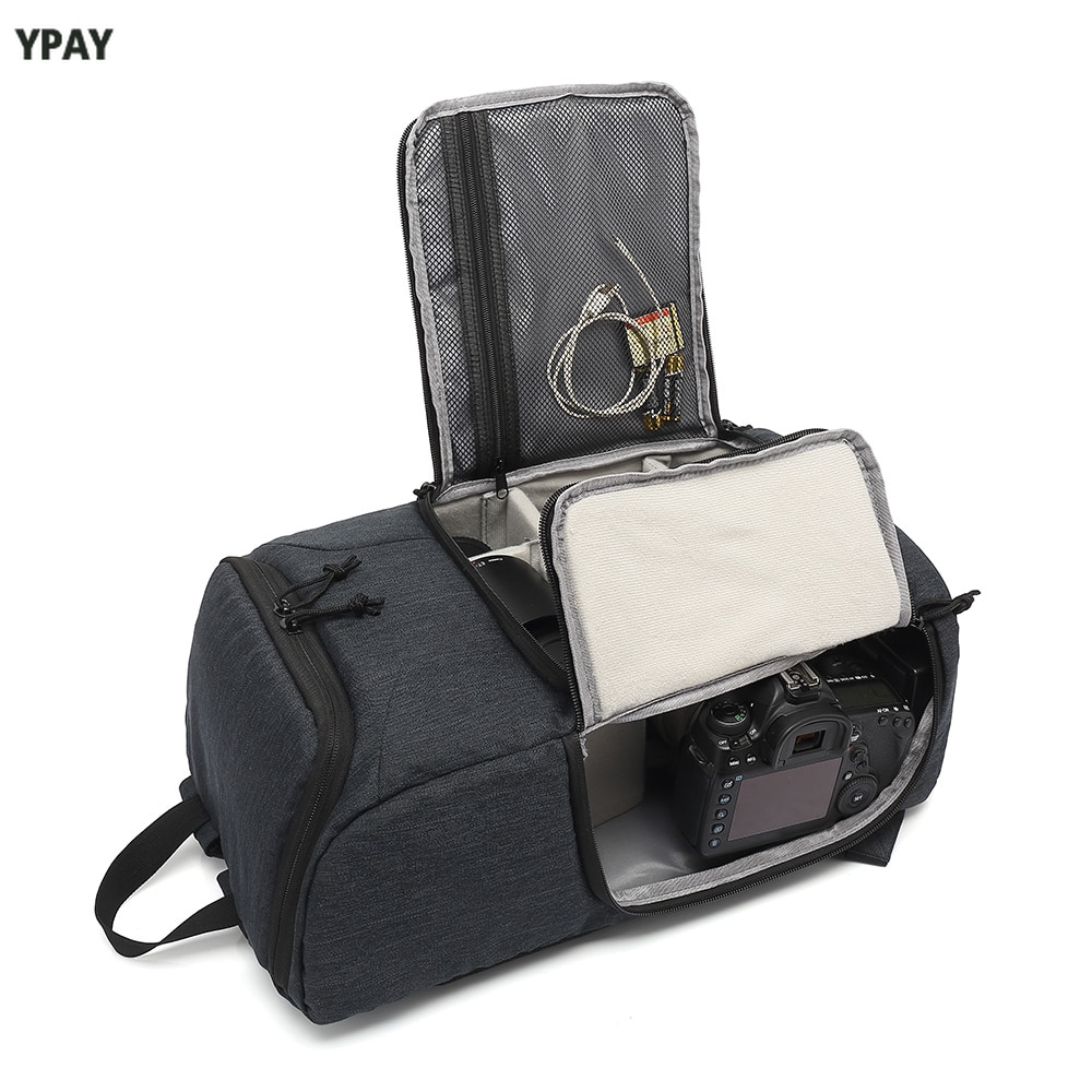 Sac Photo étanche sac Photo photographie sac à dos pour Polaroid Canon Nikon Sony DSLR Shoot appareils Photo Portable poche de voyage sacs