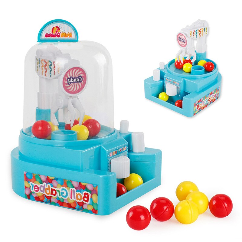 Candy Grabber Catcher Mechanische Arm Kleine Bal Crane Machine Creatieve Handheld Vangst Pop Geen Batterij Mini Speelgoed Machine Uit