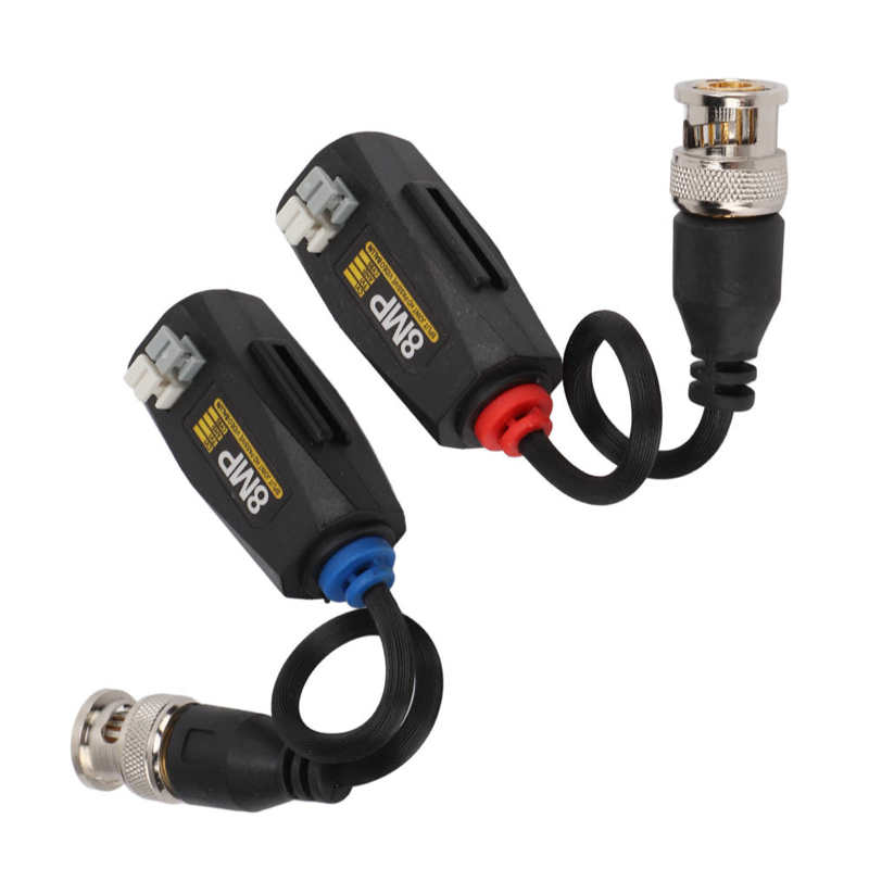 Passive Video Balun Transceiver Anti Interference Video Balun for AHD CVI TVI CVBS Camera