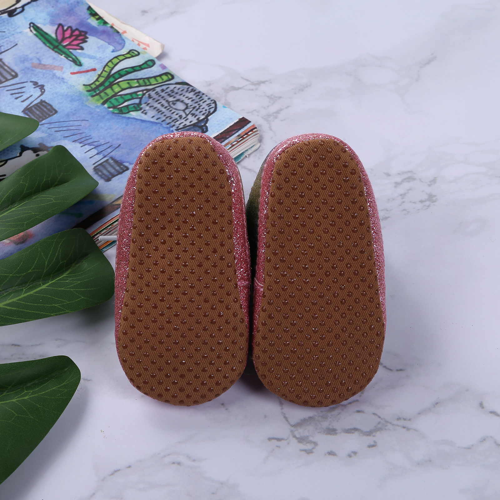 Emmababy – chaussures pour bébé fille, léopard/étoile, cheville haute, nœud papillon, marche, semelle souple, d'anniversaire, première marche