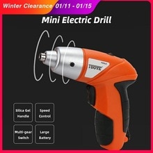 Akkuschrauber 220V Lithium-Batterie Mini Bohrmaschine 4,8 V Wiederaufladbare Hand Bohrer Kleine Energie Werkzeuge mit LED Licht